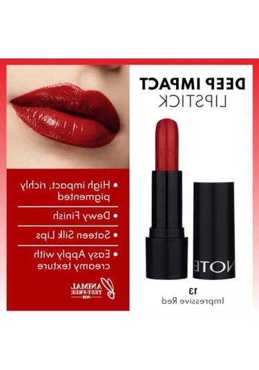 Kremsi Dokulu Yarı Parlak Kırmızı Ruj, 13 G 0