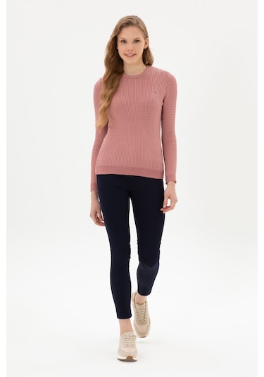 U.s. Polo Assn. Kadın Lacivert Pantolon Kanvas-chino 50316852-vr033 Lacivert