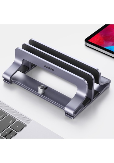 Cbtx Ugreen 60643 Dikey Masaüstü Dizüstü Standı Macbook Air Pro Pc İçin Çift Yuvalı Tablet Tutucu