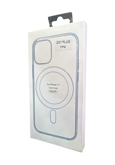 İphone Uyumlu 11 İçin Kılıf Kamera Korumalı Magsafe Wireless Şarj Özellikli Şeffaf Kılıf Şeffaf