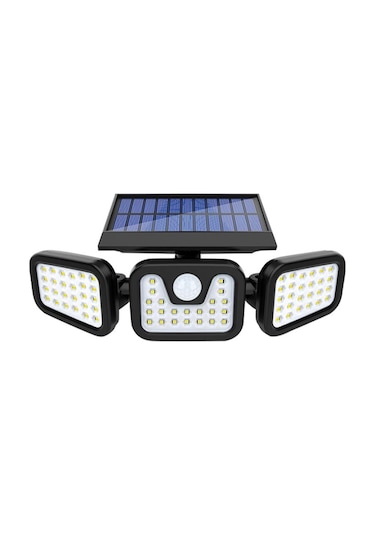Ayt Powermaster Mx-w771a Sensörlü 3 Modlu 74 Ledli Solar Güneş Enerjili Bahçe Aydınlatmalı Duvar Lambası