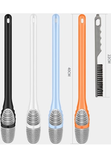 Ördek Tasarımlı Silikon Tuvalet Ve İnce Detay Fırçası