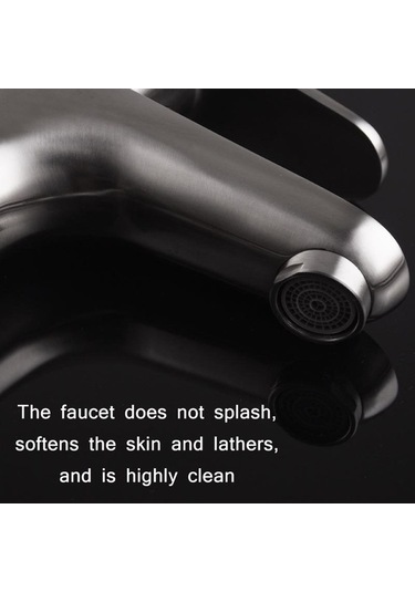 Dancemonkey Cbtx Sıcak Soğuk Su Karıştırma Lavabo Musluğu Paslanmaz Çelik Çok Renkli