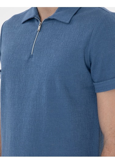 Pierre Cardin Erkek Mavi Tişört 50302586-vr036 Mavi