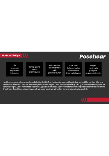 Motor Ve Jant Temizleyicisi 20 Kg