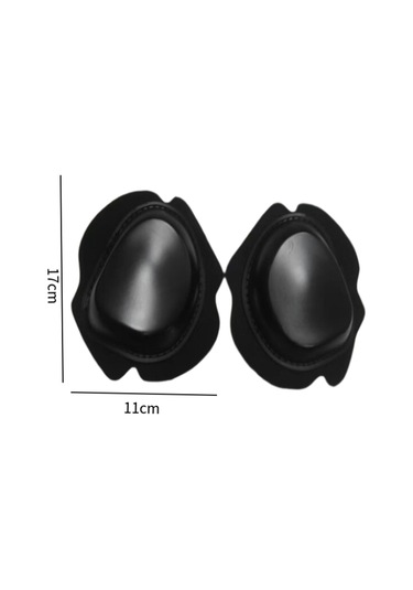 Suntek 2 Parça Motosiklet Diz Koruma Pedleri Bisiklet Motokros Siyah