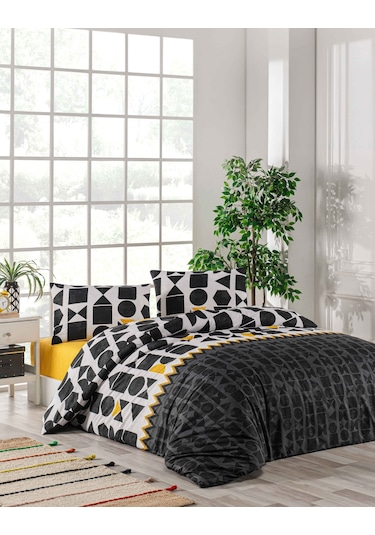 Tabu Home %100 Pamuklu Etnik Tek Kişilik Nevresim Seti