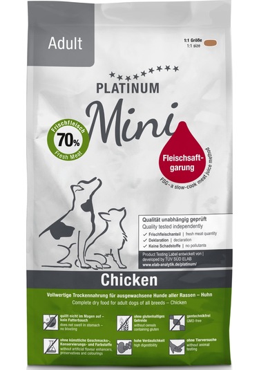 Platinum Mini Tavuklu Yetişkin Köpek Maması 900gr