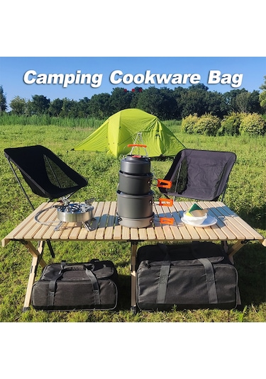 Kamp Tencere Çantası Pişirme Gereçleri Çanta Açık Soba Y28932-l Diğer Çok Renkli