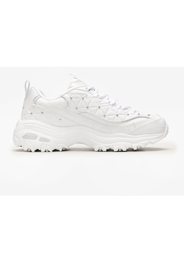 Skechers D'Lites  -  Glamour Feels Kadın Beyaz Sneakers 13087 Wsl Beyaz