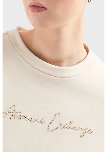 Armani Exchange Bayan Sweat 3dym13 Yjffz 1787 Bej