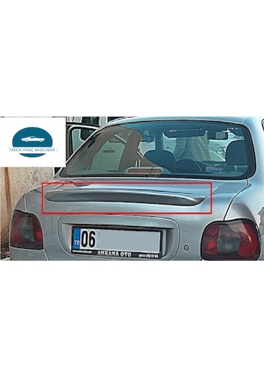 Fiat Merea Bagaj Rüzgarlık Boyasız Ham Siyah Fiberclass