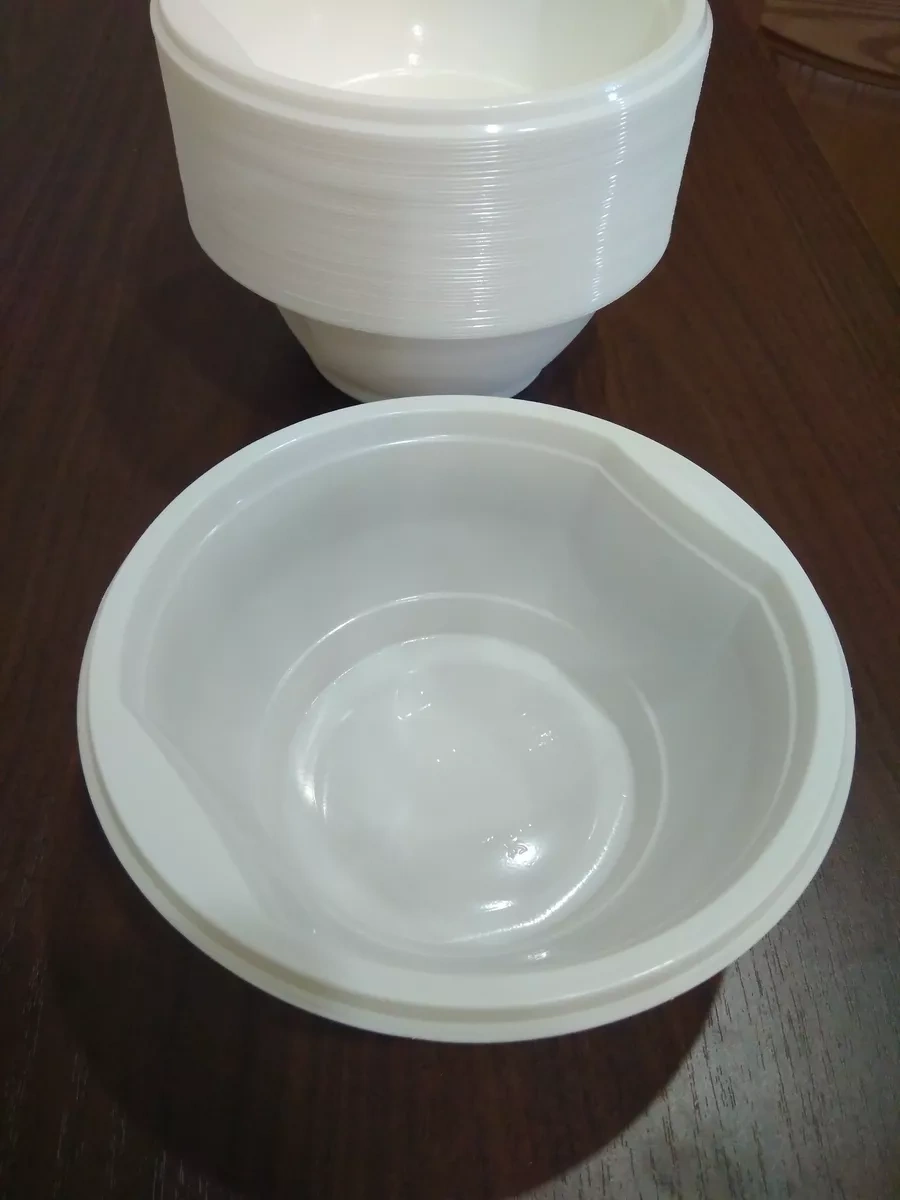 Resta Lavka 600 Ml Derin Tek Kullanımlık Tabaklar 100 Adet 215333588 Beyaz