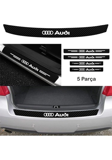 Audi R8 Bağaj Ve Kapı Eşiği Karbon Sticker Set