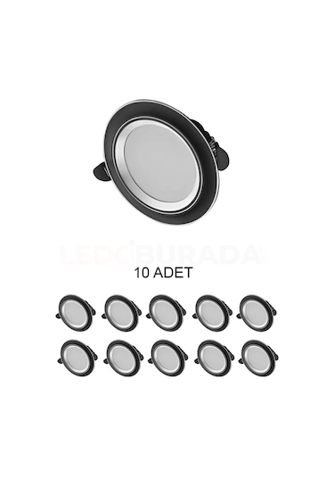 Cata Ct-5258 Zebra Led Armatür 6w 3 Renk 10 Lu Paket