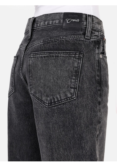 Colins 850 Jenny Balon Fit Yüksek Bel Daralan Paça Gri Jean Kadın Pantolon Cl1070669 Denim