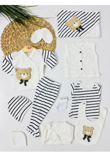 Sevimli Ayıcık 10 Lu Hastane Çıkışı Set - Lacivert Lacivert