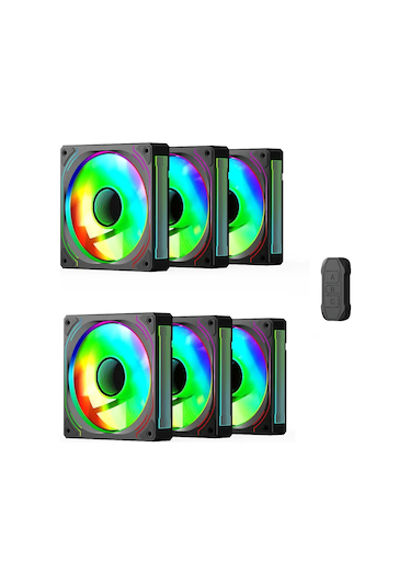 Gamepower Glacia 120 Infinity Argb 6 Lı Fan Seti + Hub Kit