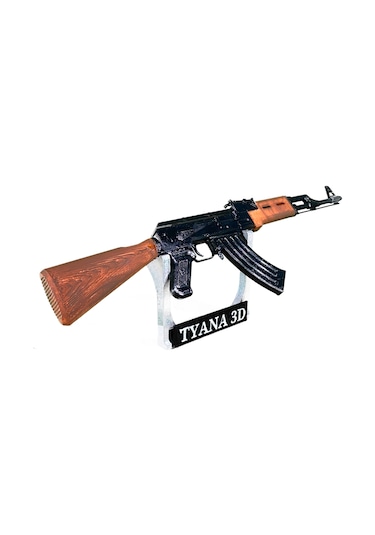 Tyana 3D AK47 Size Özel Masa Üstü İsimlik