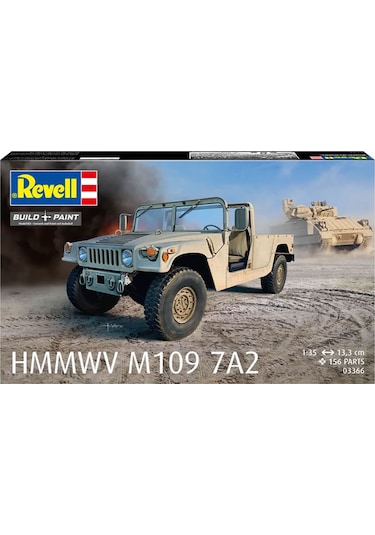 Revell Maket Model Kit Askeri Araçlar Hmmwv M1097a2 3366