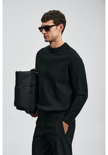 Lufian Grand Siyah Erkek Kazak 112090165 Siyah