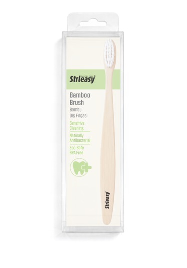 Strleasy Doğal Bambu Diş Fırçası