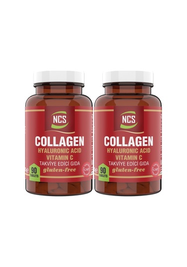Ncs Hidrolize Collagen Hyaluronic Acid C Vitamini 2 Kutu180Tablet