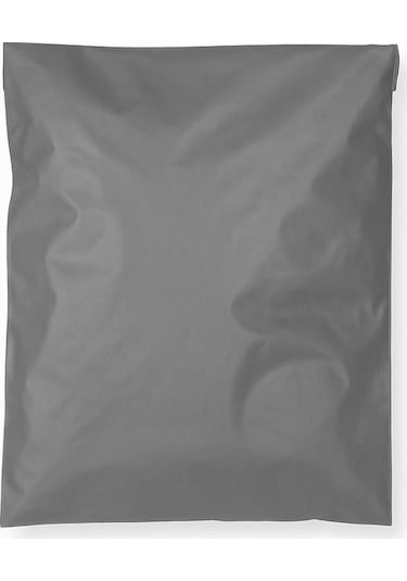 Cepsiz Kargo Poşeti - 25x30 Cm - Gri - 100 Adet Gri 30 X 25 100'lü Kargo Poşeti