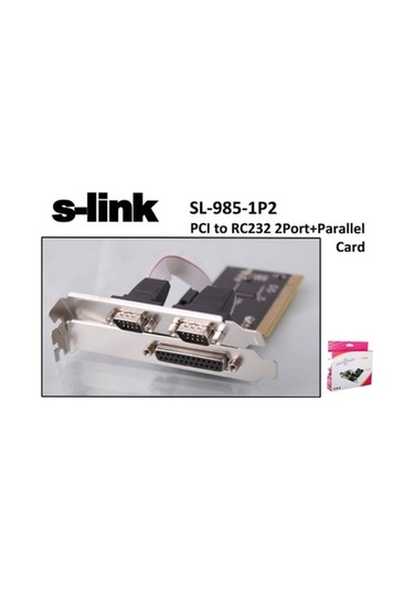 S-Link Sl 985 1P2 PCI Serial 2 Port Paralel 1 Port