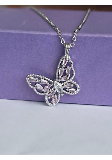 925 Ayar Kadın Gümüş Kolye 5 Gümüş