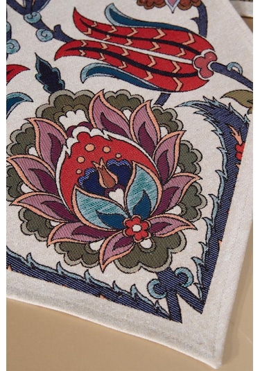 Çeyiz Diyarı Pınar 2li Lüks Runner 45x140 Cm Çok Renkli