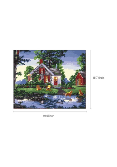 Xiyyadms "yetişkinler Ve Çocuklar İçin Dıy Yağlı Boya Numaralı Boyama Seti - Ev Dekoru Hediyesi" Diğer