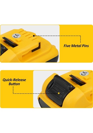 Pazly Yüksek Ve Uzun Şarj Pil Ömürlü Lityum Kapasiteli Güvenli Edilebilir 3600mah - Fd