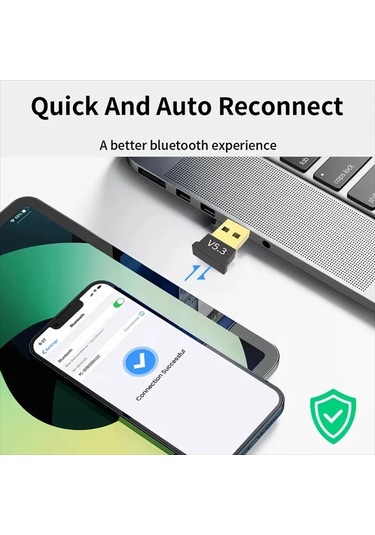 Bluetooth 5.3 Usb Adaptörü Verici Alıcı Bluetooth Ses Bluetooth Dongle Bluetooth 5.3