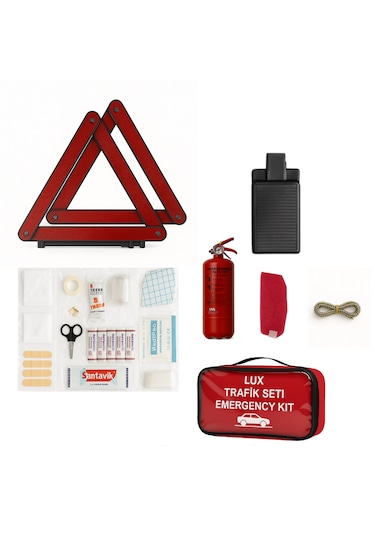 Araç Trafik Seti İlk Yardım Seti Tuvtürk Muayene Uyumlu 1 Kg Yang