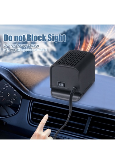 12v Araba Katlanır Isıtıcı Kış Ön Cam Ön Cam Buz Çözme Isıtıcısı 9729