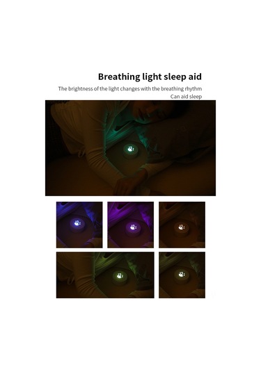 Neevoyu Beyaz M5 Portatif Beyaz Gürültü Uyku Cihazı - Bebekler İçin 18 Ses Kaynağı, 3 Zamanlayıcı Ayarı Ve Renkli Gece Lambası İç Batarya Beyaz