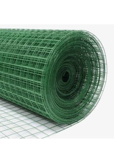 PVC Kaplı Puntalı Tel 1,50x25 m Kümes Teli Kafes Teli Çit Teli