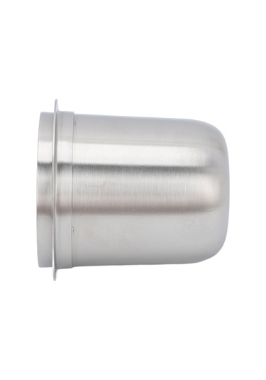 Geeroyoo 150ml Paslanmaz Çelik Kahve Toz Toplayıcı, 58mm İtalyan Kolu Uyumlu, Ellerden Kurtarır, Uçan Toz Engeller, Kolay Temizlenir Siyah Gri