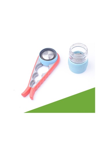 Moveevo Kırmızı Ev Kullanıma Mükemmel Dört İşlevli Açıcı - Sise, Kutu, Kapak Ve Vidalama Aracı - Dayanıklı Malzeme Kırmızı