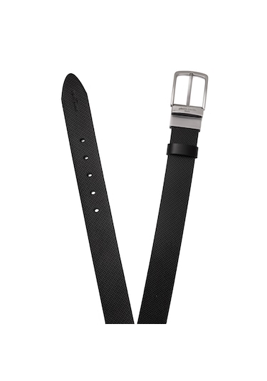 Pierre Cardin Çift Yönlü Deri Erkek Kemer En 4 Cm Pc4099 Siyah