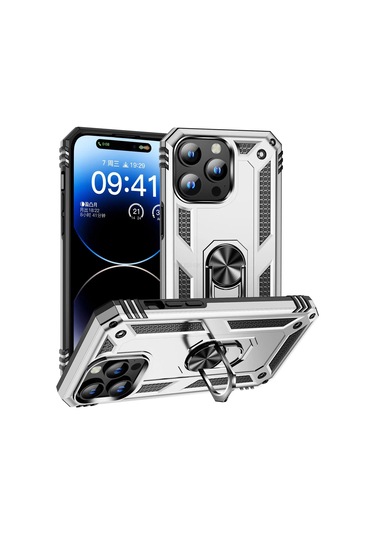 Snapbuy İphone Uyumlu 15 14 13 12 11 Pro Xr Xs Max X 7 8 6 Se İçin Manyetik Metal Halka Parmak Tutucu Kılıf Açık Pe