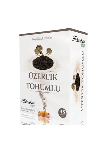 Hekimhan Bitkisel Üzerlik Tohumlu Doğal Karışık Bitki Süzen Poşet Çay 2'li 45 x 2 G