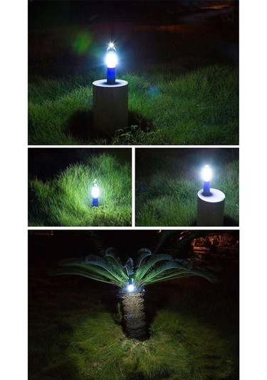 Naturehike 3ın1 Multifonksiyonel Led Kamp Lambası Mavi Çok Renkli