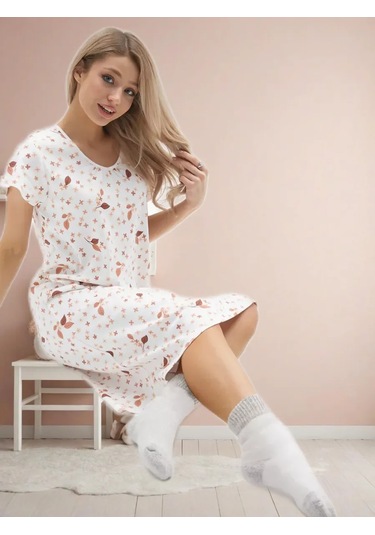 D Eva Gecelik Büyük Beden 196360108 Bej