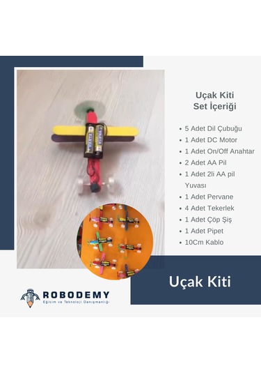 Robodemy Uçak Eğitim Kiti