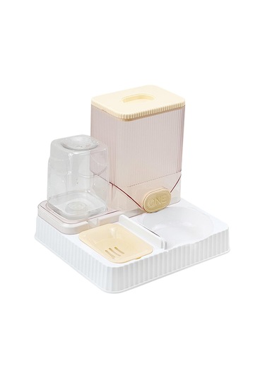 Suntek Otomatik Kedi Tiryakisi Besleyici Pet İçme Kasesiz-sarı