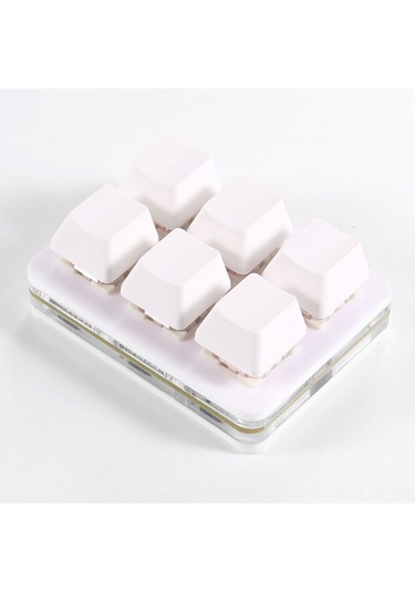 Lemestar 6 Tuşlu Özelleştirilebilir Mekanik Klavye - Usb Bağlantılı Taşınabilir Kısayol Paneli