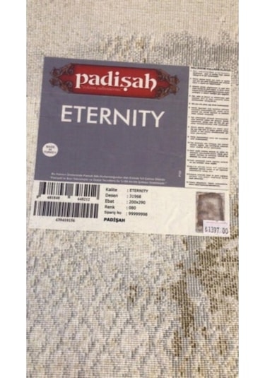 Padişah Halı Eternity Serisi 31968 080 Tüm Ebatlar