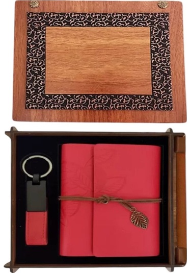 Deri Defter Hediye Seti